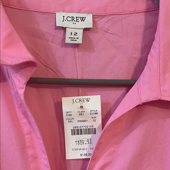 J. Crew Pink Midi Dress - Picture 2 of 3